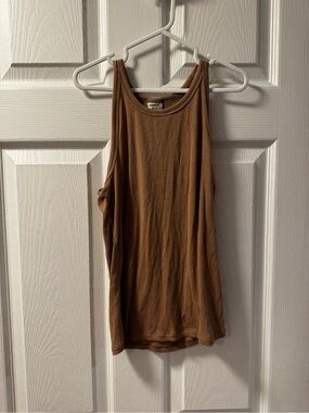 Sunday Best Warm Tan Scoop Tank Top
